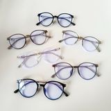 Gọng kính Nhựa dẻo Tròn Nam Nữ Unisex SGNew 5653 Hàn Quốc 