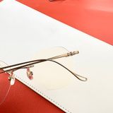  Gọng kính khoan Không viền Titanium Không rỉ Nam Nữ Unisex SGNew 1901 