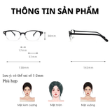  Gọng kính Nhựa dẻo Nữ Thời trang Vintage SGNew 03 
