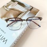  Gọng kính Mí Nam Kim loại x Nhựa dẻo Nam Nữ Unisex SGNew 251 