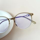 Gọng kính Nhựa dẻo Tròn Nam Nữ Unisex SGNew 5653 Hàn Quốc 