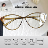  Gọng kính Mắt mèo Nhựa dẻo Nam nữ Unisex SGNew 7212 