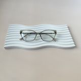  Gọng kính Kim loại x Nhựa dẻo Mắt mèo Vuông Nam Nữ Unisex SGNew 8206 