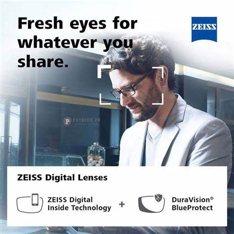  Tròng Kính Chống Chói Duravision® Platinum Zeiss 1.56 