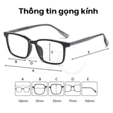  Gọng kính Nhựa dẻo Nam Nữ Unisex SGNew 81031 