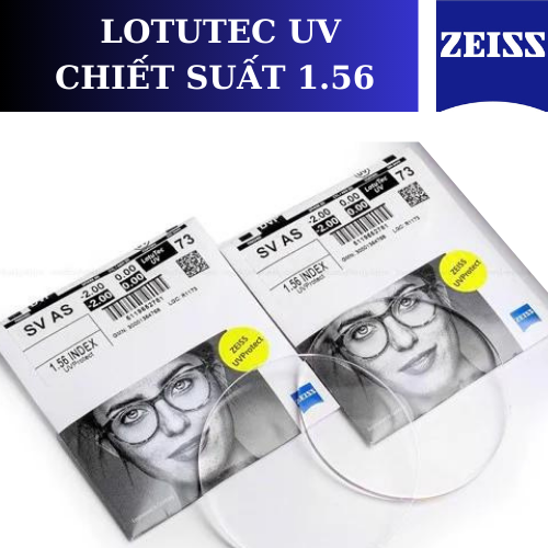 Tròng Kính Chống Chói Lotutec Zeiss 1.56 