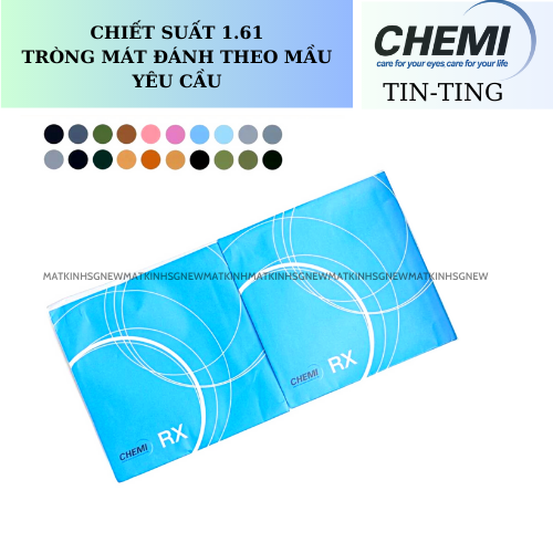  Tròng Kính Râm Cận Chemi Rx 1.60 U2 Tintin 
