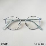  Gọng kính Kim loại Mắt mèo Nam Nữ Unisex SGNew 99058 