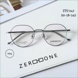  Gọng kính Titanium Tròn đa giác Viền mảnh Không rỉ sét Nam Nữ SGNew Zto047 