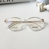  Gọng kính Titannium Tròn Nam Nữ Unisex SGNew 90137 Hàn Quốc 