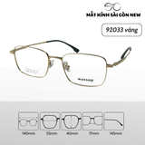  Gọng kính Titanium Vuông Viền mảnh Không rỉ sét Nam Nữ Unisex SGNew 92033 