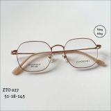  Gọng kính Titanium Tròn đa giác Viền mảnh Không rỉ sét Nam Nữ Unisex SGNew Zto027 