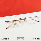  Gọng kính khoan Không viền Titanium Không rỉ Nam Nữ Unisex SGNew 2210 