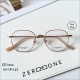  Gọng kính Titanium Tròn đa giác Viền mảnh Không rỉ sét Nam Nữ Unisex SGNew Zto066 