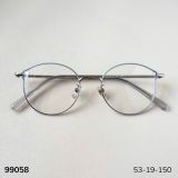  Gọng kính Kim loại Mắt mèo Nam Nữ Unisex SGNew 99058 