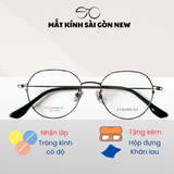  Gọng kính Titanium Tròn đa giác Viền mảnh Không rỉ sét Nam Nữ Unisex SGNew Zto060 