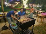  BẾP NƯỚNG THAN HOA NGOÀI TRỜI LANDMANN CK350 