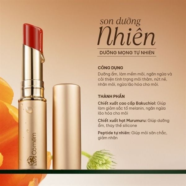  Son dưỡng Nhiên 202 - Cam đào Cỏ Mềm 