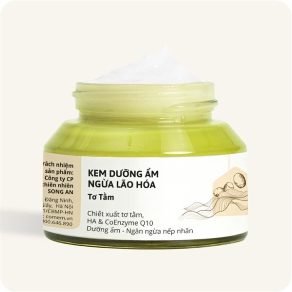  Kem dưỡng ẩm ngừa lão hóa tơ tằm Cỏ Mềm 