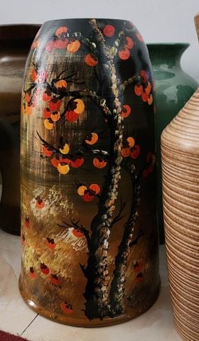  Bình chuông quả hồng 