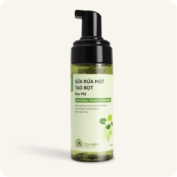  Sữa rửa mặt tạo bọt Rau Má Cỏ Mềm 