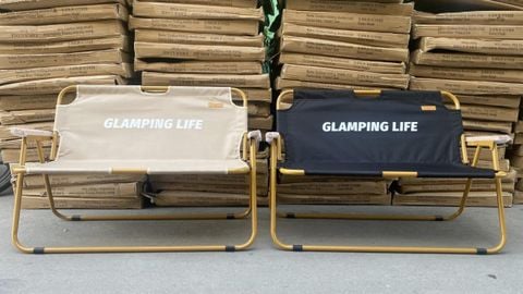  Ghế gấp du lịch vân gỗ  MountainHike 2 người  SZK 