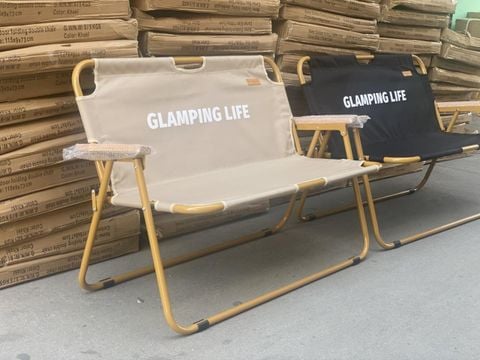  Ghế gấp du lịch vân gỗ  MountainHike 2 người  SZK 