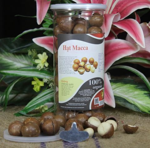  Hạt macca còn vỏ 