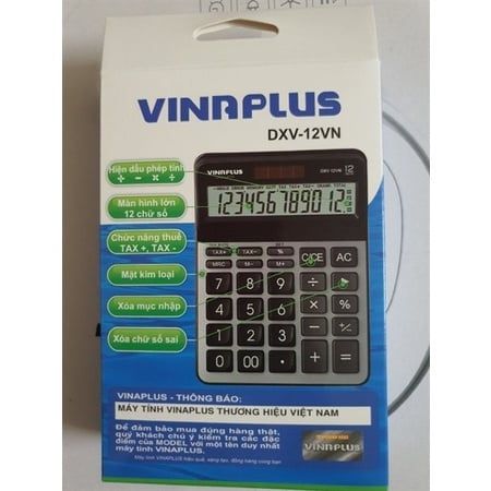  Máy tính văn phòng 12 số VINAPLUS - DXV-12VN (10) (Chiếc) 