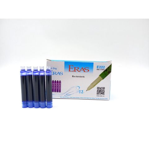  Mực ống to 3.4mm màu TÍM Eras E222 (5 ống/vỉ) sản phẩm chính hãng 