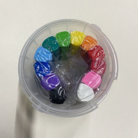  Xô đất nặn 12 màu 150g + 2 khuôn hình Playtime 008-2SM12150  sản phẩm chính hãng 