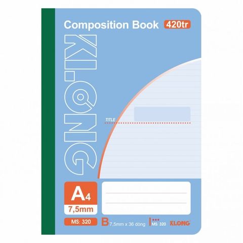  Vở Sổ may dán gáy Composition Book 500 trang A4 58/92 sản phẩm chính hãng (Giao màu ngẫu nhiên ạ) 