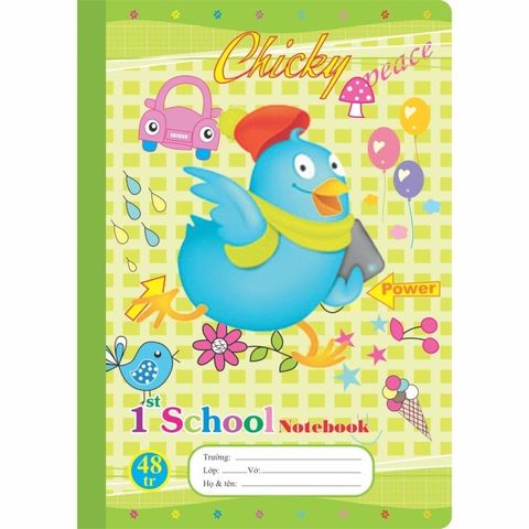  Quyển Vở 4 ô ly 48 trang ĐL 70 Klong015  sản phẩm chính hãng(Giao màu ngẫu nhiên ạ) 
