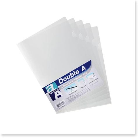  Tập 12 Chiếc File hở 2 cạnh Double A A4 E355 sản phẩm chính hãng 