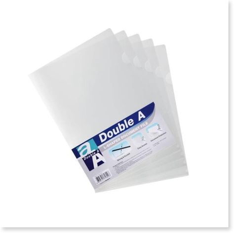  Tập 12 Chiếc File hở 2 cạnh Double A A4 E355 sản phẩm chính hãng 