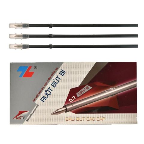  Ruột bút bi TL-036 Thiên Long BPR-08 (10 Cây/Vỉ ) - Xanh biển - Đen. 