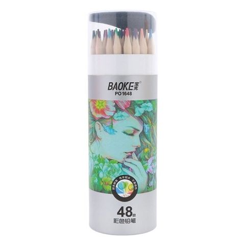  Bút chì màu Baoke PO16 - 36 màu (Lọ) - 12/24/36 màu 