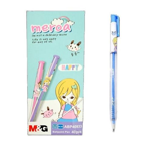  Bút bi xanh cô gái 0.5 ABP40933 sản phẩm chính hãng (Chiếc) 