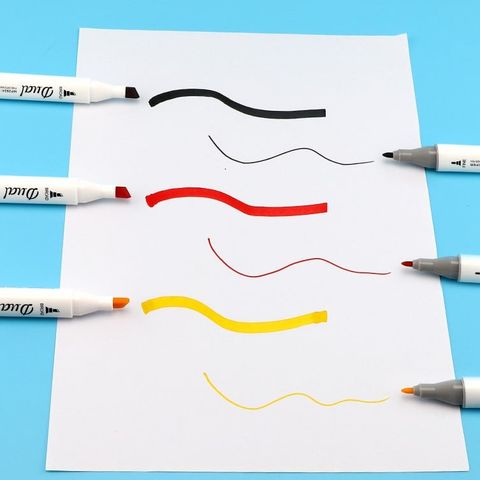  Hộp Bút dạ màu Marker Baoke MP2924 - 12/18/24/36/60/80 màu (lọ/Hộp) (Lọ) 