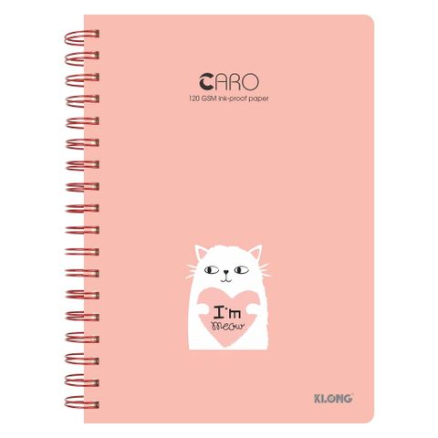  Vở Sổ lò xo kép B5 Caro 200 trang Klong 297 sản phẩm chính hãng (Giao màu ngẫu nhiên ạ) 