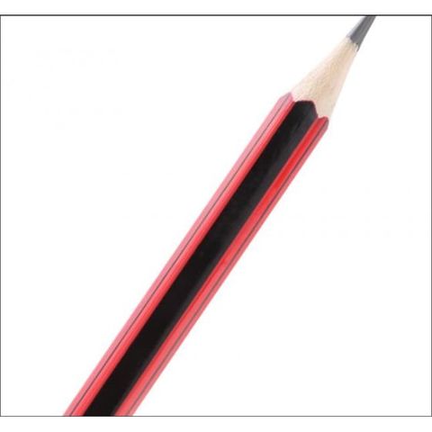  Bút chì gỗ 2B thân sọc đỏ đen Baoke PL169(30/360) 