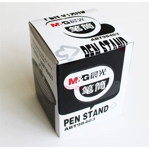  Ống cắm bút sắt tròn màu đen M&G ABT98403 (12/96) 