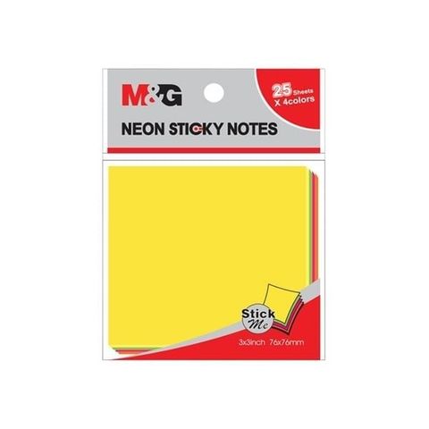  Tập Giấy nhớ có 4 màu M&G - YS-183 3x3 inch (76x76mm) sản phẩm chính hãng 