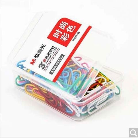  Ghim kẹp màu hồ Sơ số 3 ABS91699 sản phẩm chính hãng (Hộp) 