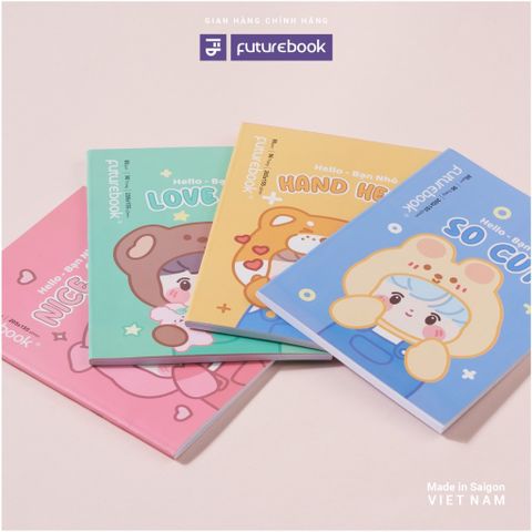  Vở kẻ ngang ĐL80gsm Bạn Nhỏ FutureBook 80 trang DK-35sản phẩm chính hãng(Giao bìa màu ngẫu nhiên ạ) 