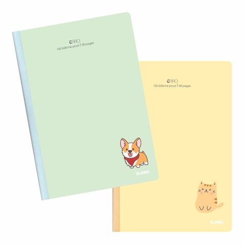  Vở caro B5 80 trang may dán gáy Klong834 sản phẩm chính hãng 