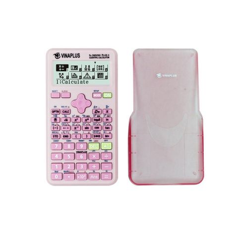  Máy tính khoa học VINAPLUS - FX-580VNX PLUS II Hồng - Trắng -  Đen sản phẩm chính hãng 