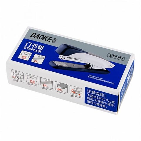  Dập ghim cầm tay 24-26/6 (25 tờ) Baoke sản phẩm chính hãng (Giao màu ngẫu nhiên ạ) 