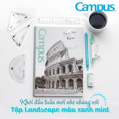  Quyển Vở kẻ ngang không chấm 80/120/200 trang Campus sản phẩm chính hãng ( Giao hình ngẫu nhiên ạ) 