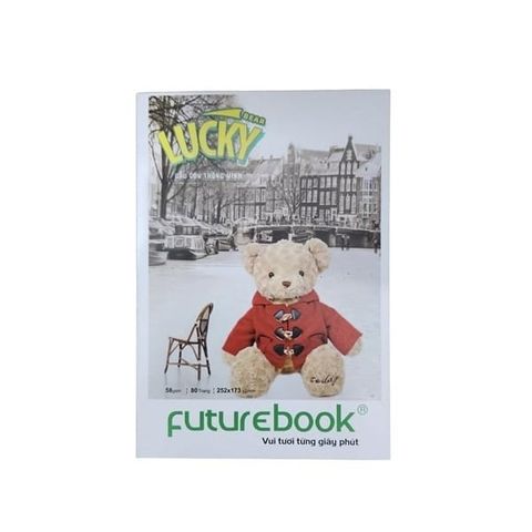  Vở kẻ ngang ĐL58-60gsm Gấu con FutureBook 80 trang sản phẩm chính hãng(Giao màu bìa ngẫu nhiên ạ) 